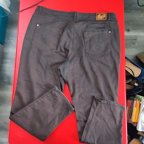 Apple Bottoms jeans brown women's size 24 - Picture 3 of 14